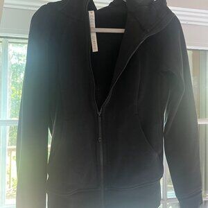 Lululemon Black Full Zip Scuba Sweatshirt